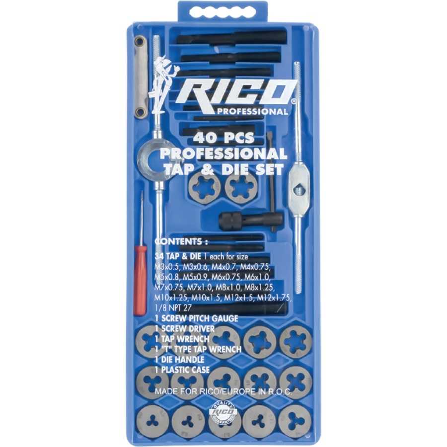 RICO 40 PARÇA PAFTA KILAVUZ SETİ (005-RC3240)