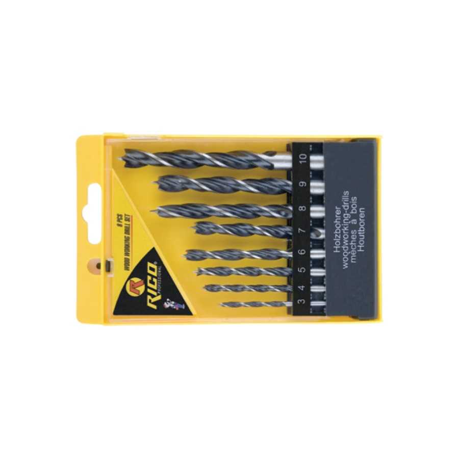 RICO 8 PARÇA AĞAÇ MATKAP UCU SETİ (009-RC1103)