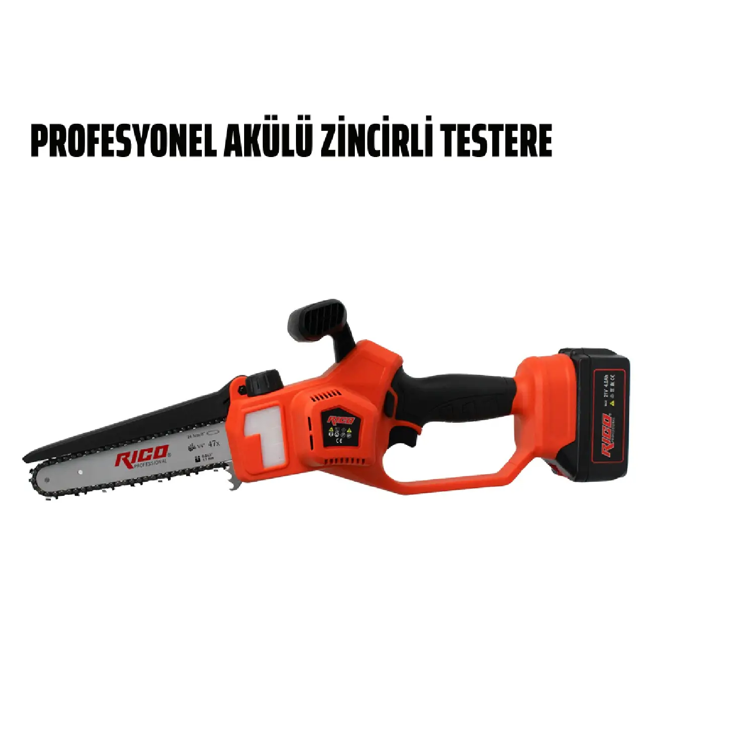 RICO PROFESYONEL AKÜLÜ ZİNCİRLİ TESTERE (028-RE0001)