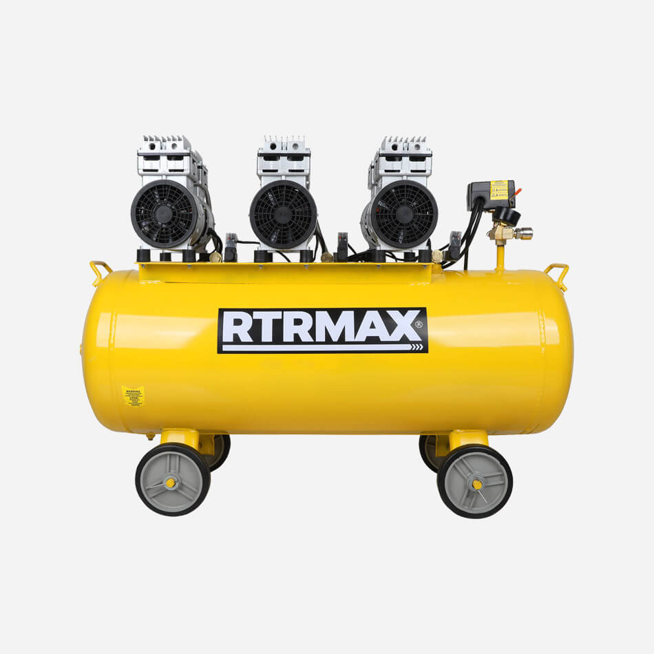 RTRMAX SESSİZ HAVA KOMPRESÖRÜ 100 L 3 X 1.0 HP (RTM738)