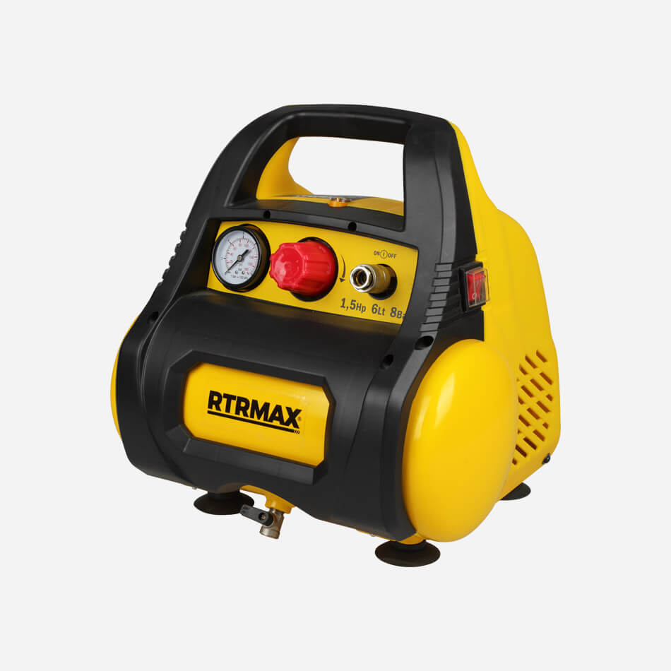 RTRMAX YAĞSIZ HAVA KOMPRESÖRÜ 6 L 1.5 HP (RTM720)