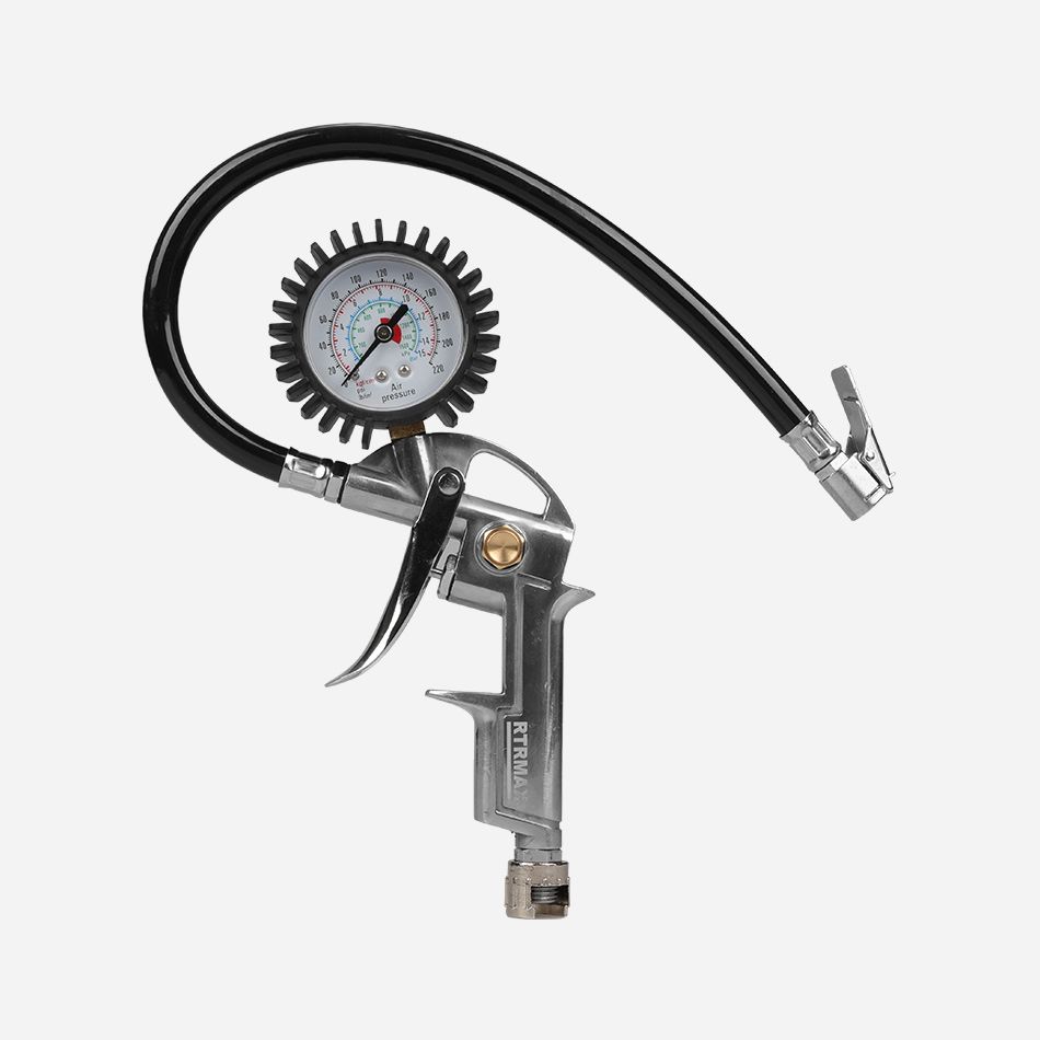 RTRMAX SAATLİ LASTİK ŞİŞİRME TABANCASI 33 CM HORTUM 1/4" (RH20501)