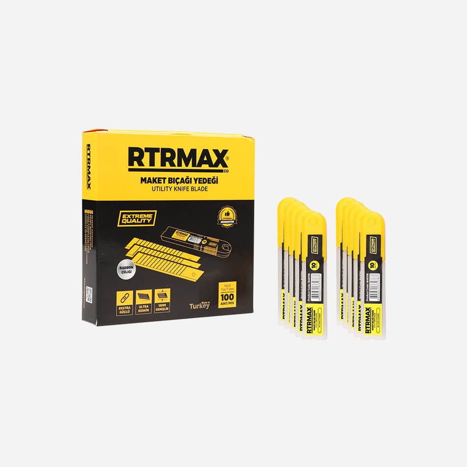 RTRMAX MAKET BIÇAĞI YEDEĞİ GENİŞ 100 AD. (RAK116)