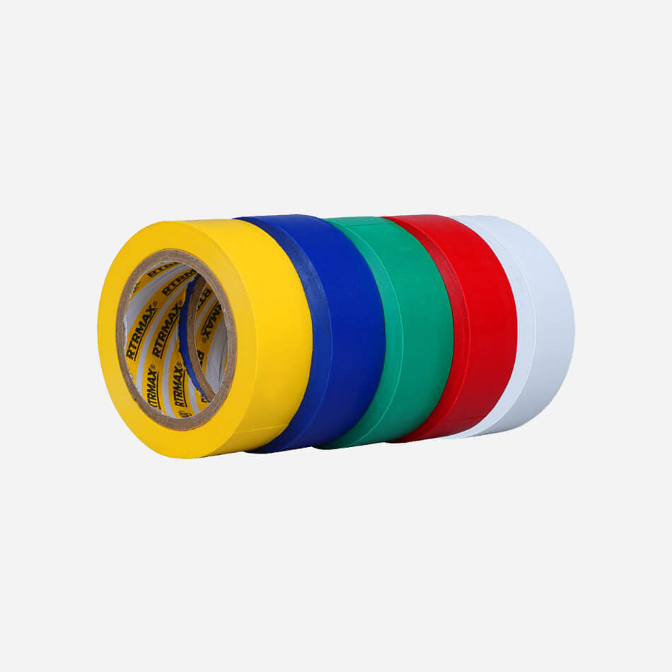 RTRMAX ELEKTRİK BANDI KARIŞIK RENKLİ 0.15 mm x 19 mm x 10Y (RN11R)