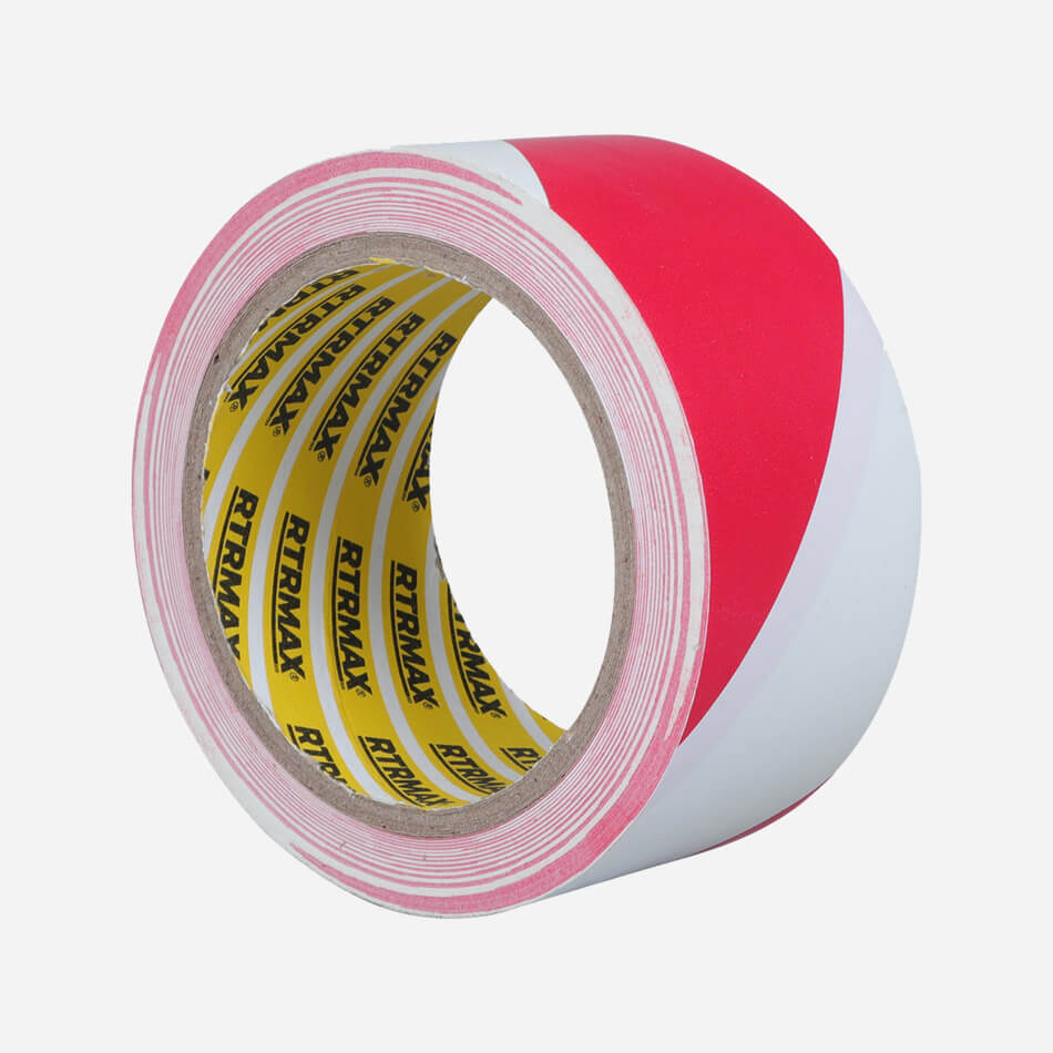 RTRMAX YER İŞARETLEME BANDI KIRMIZI-BEYAZ 50 MM X 25 YDS (RNY5025K)