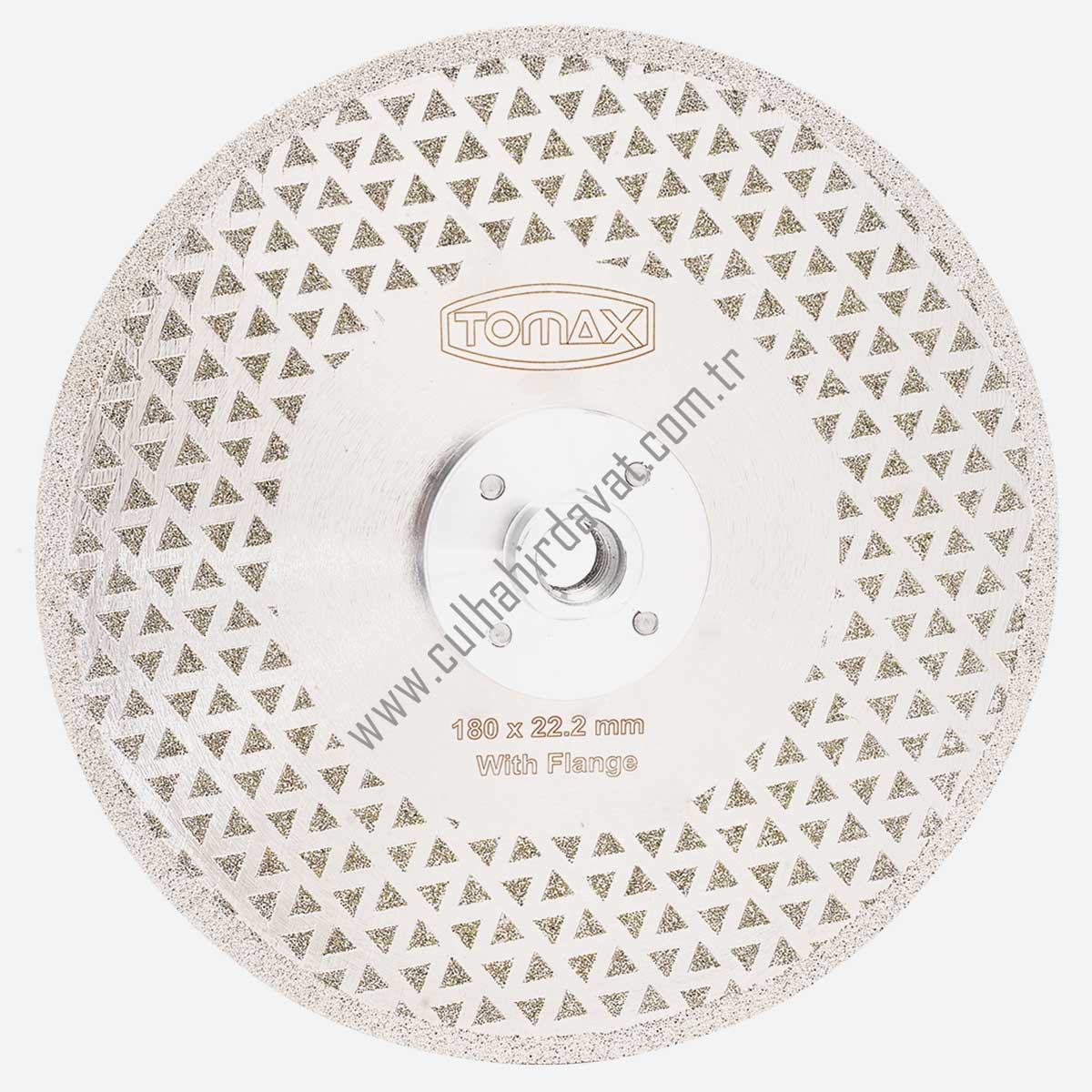 TOMAX ELEKTROLİZE ELMAS KESİCİ FLANŞLI 115 MM (08300456)