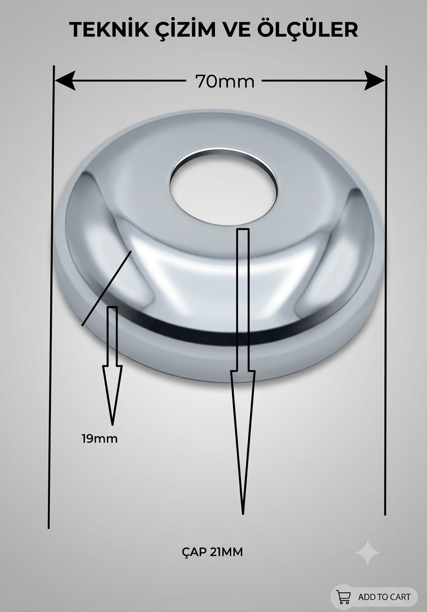 2.5 CM DERİN MUSLUK AYNASI (AY009)