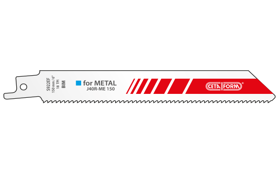 CETAFORM TİLKİ KUYRUĞU BIÇAĞI METAL İÇİN 150 J40R-ME150 (J40R-ME150)