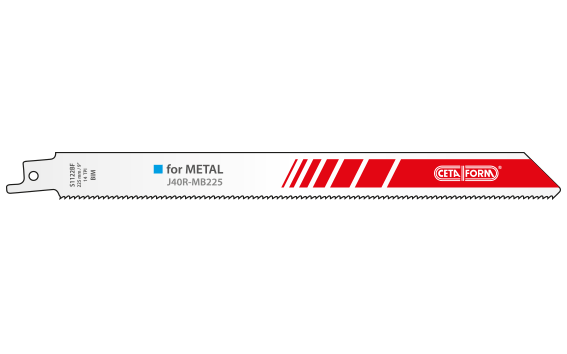 CETAFORM TİLKİ KUYRUĞU BIÇAĞI METAL İÇİN 225 J40R-MB225 (J40R-MB225)