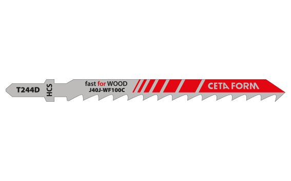 CETAFORM DEKUPAJ TESTERE BIÇAĞI AHŞAP İÇİN HIZLI EĞİK KESİM 100 mm J40J-WF100C (J40J-WF100C)