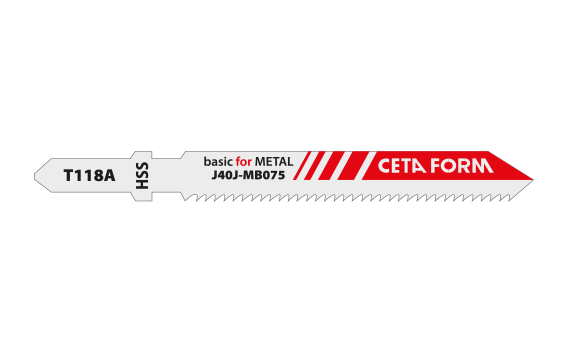 CETAFORM DEKUPAJ TESTERE BIÇAĞI METAL İÇİN NORMAL KESİM 75 mm J40J-MB075 (J40J-MB075)