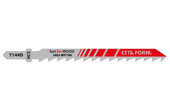CETAFORM DEKUPAJ TESTERE BIÇAĞI AHŞAP İÇİN HIZLI KESİM 100 mm J40J-WF100 (J40J-WF100)