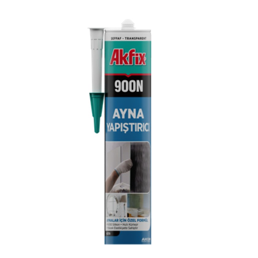AKFIX 900N NÖTR AYNA YAPIŞTIRICI ŞEFFAF 280 ML