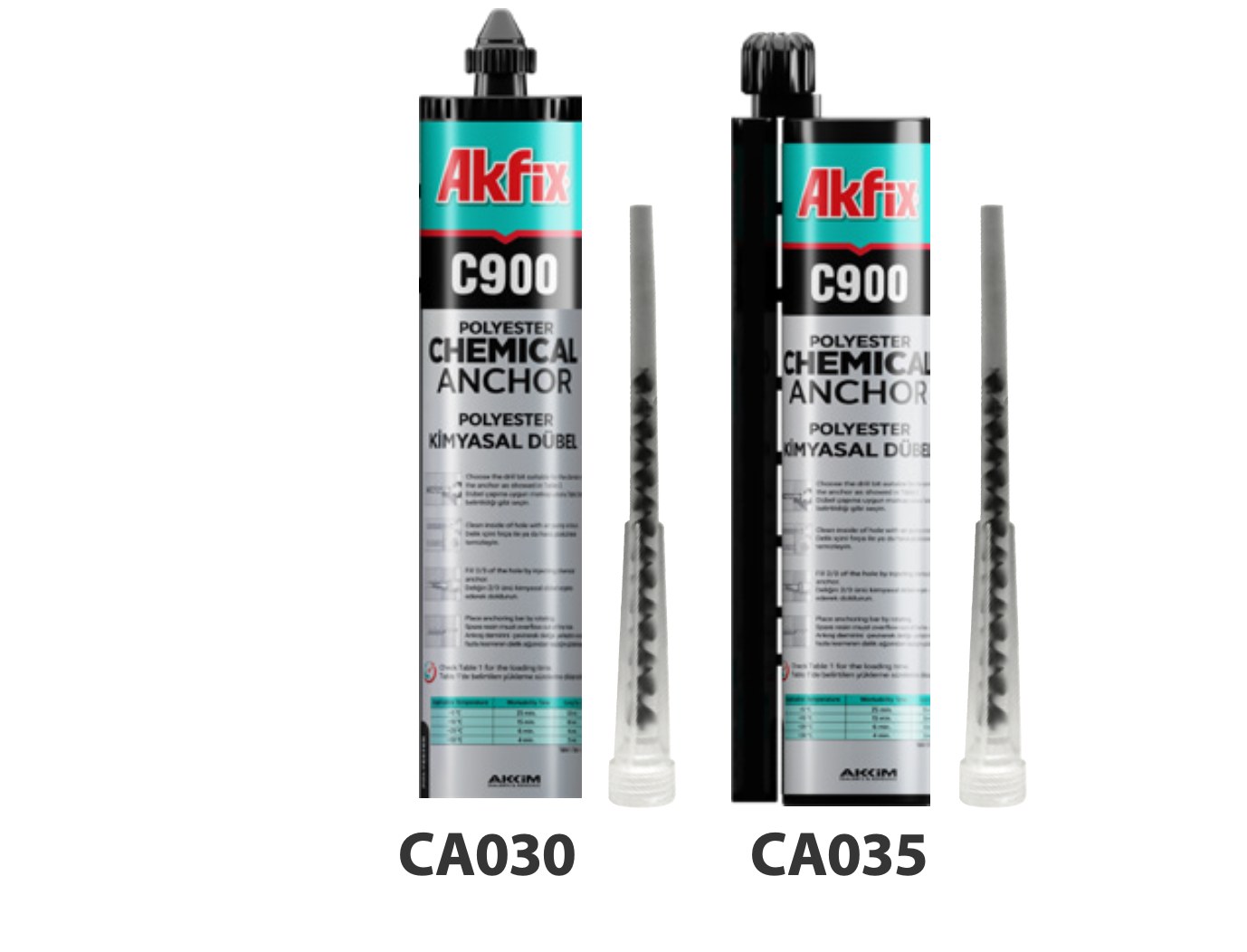AKFIX C900 KİMYASAL DÜBEL 345 ML