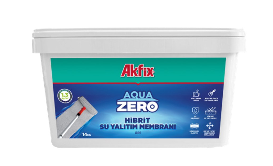 AKFIX AQUA ZERO HİBRİT SU YALITIM MEMBRANI 14 KG