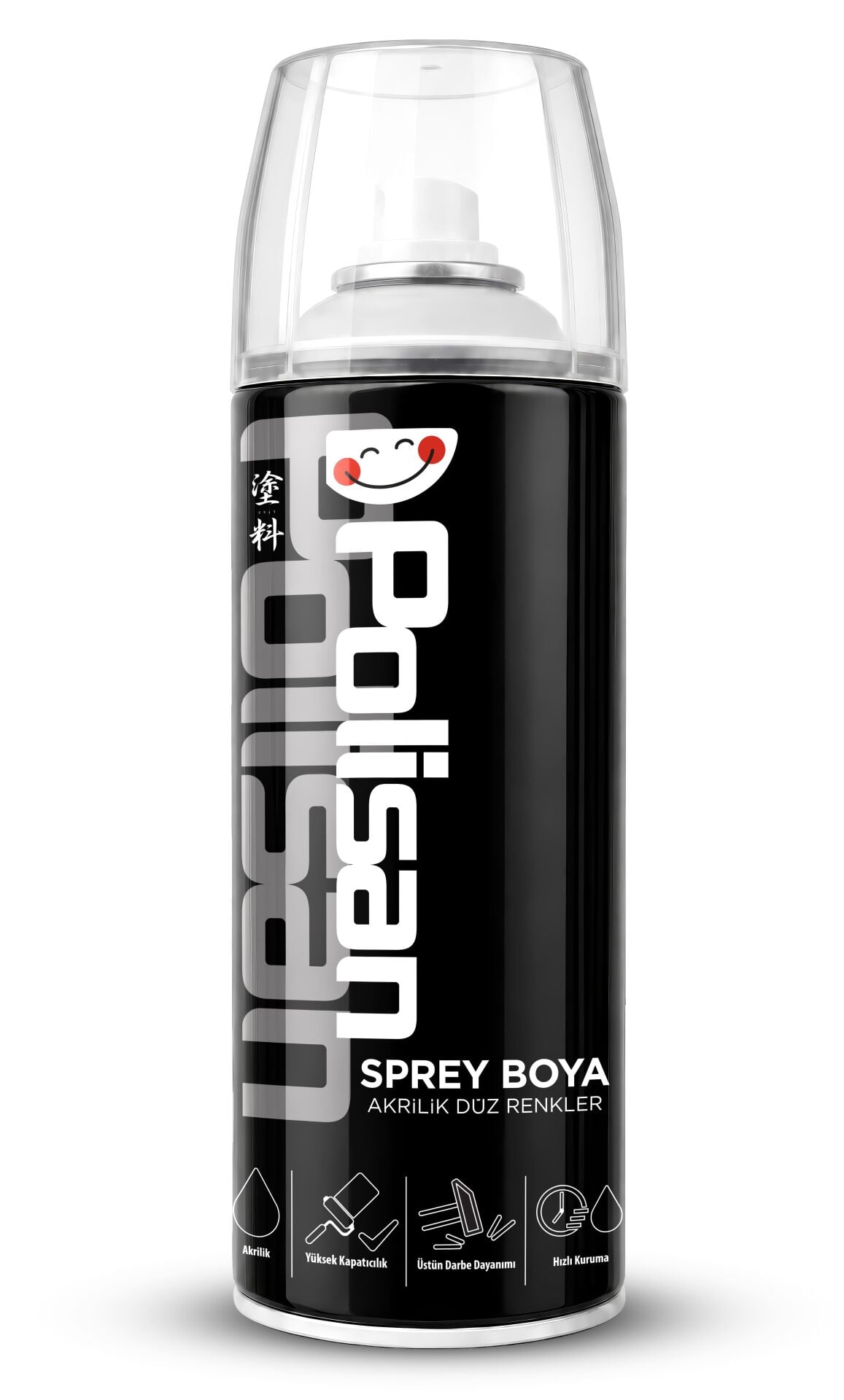 Polisan Akrilik Nefti Yeşili Sprey Boya - 400 ml - RAL 6002
