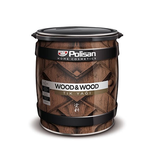 Polisan Wood&Wood Anti Aging Tik Yağı Şeffaf - 2,5 L