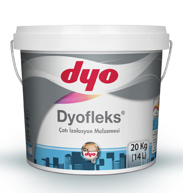 DYO Dyofleks Akrilik Elastik Sıvı Çatı Su Yalıtım Malzemesi - 2,5 L
