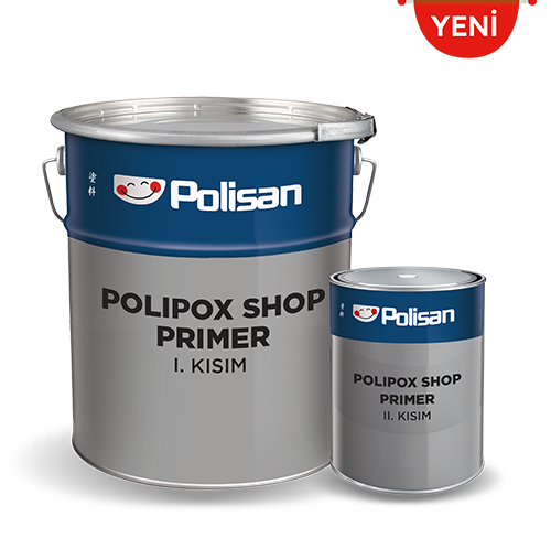 Polisan Polipox Shop Primer - Boya Öncesi Yüzey Hazırlığı İçin - 20 kg Takım (17,5 kg A + 2,5 kg B)